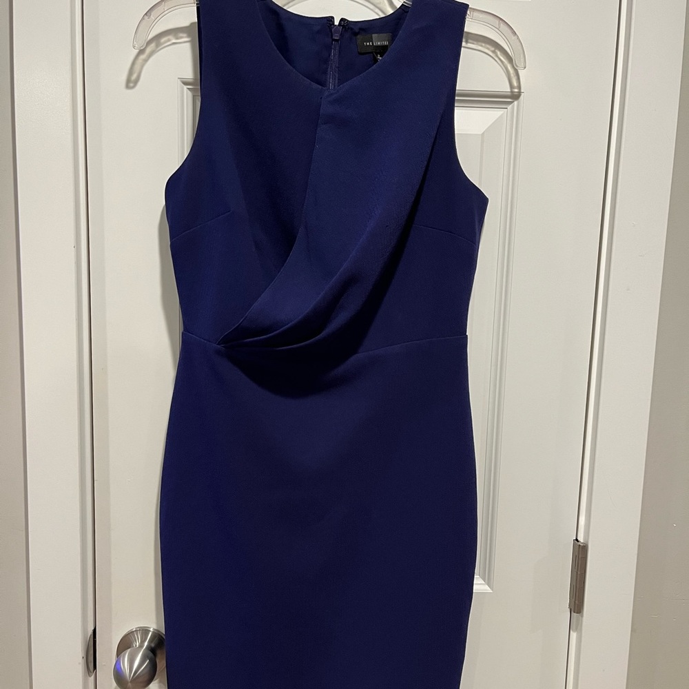 028 The Limited Purple Sheath Dress